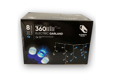 Elektriskā āra virtene 360LED