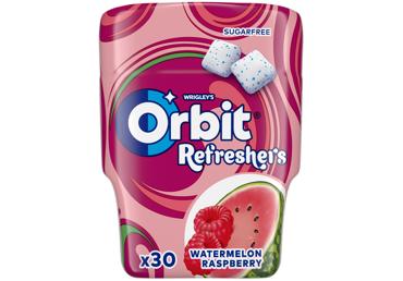 Košļ.gumija arbūzu aveņu ORBIT 67g