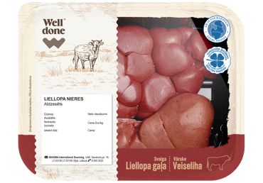 Liellopa nieres WELL DONE fas.