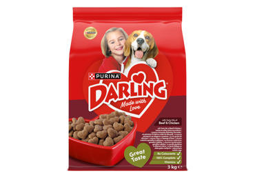 Sausā suņu barība DARLING (liellopu) 3kg