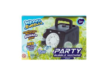 Ziepju burbuļu pūšanas mašīna ar šķidrumu 240ml - 1