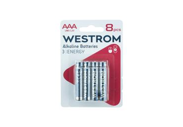 Baterijas WESTROM AAA/LR03 1,5V 8gab.