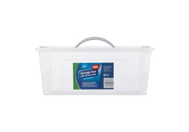 Mantu uzglabāšanas kaste ar vāku un skavām,20l