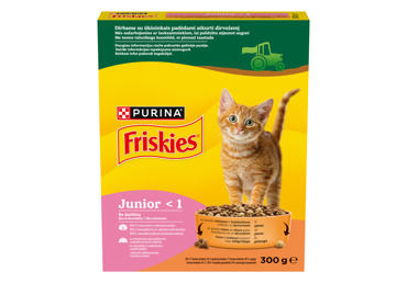 Sausā kaķu bar.FRISK.JUN.vist.-dārz.300g