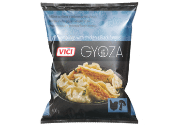 Pelmeņi Gyoza ar vistu un melnām sēnēm VIČI 400g