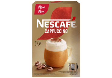 Šķīstošās kafijas dzēriens NESCAFE Cappuccino 8x13.5g