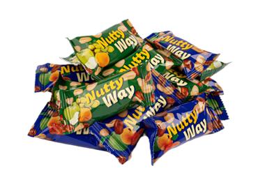Glazētas konfektes riekstu un augļu Nutty Way sver. - 1