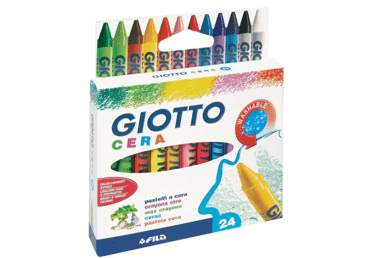 Vaska krītiņi GIOTTO 24 krāsas
