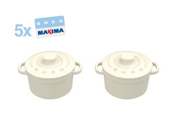 Mini cepamtrauki SMEG 2gab.krēmkrāsas