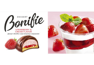 Konfektes zemeņu un krēma Bonifie KONTI 232g