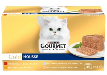 Kaķu konservi GOURMET GOLD pastēte(4*85g)340g