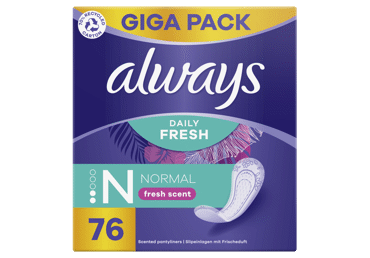 Ikdienas ieliktnīši ALWAYS Normal Fresh 76gab.