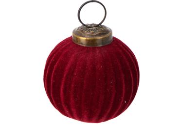 Ziemassvētku eglītes rotājum 8cm, sarkans