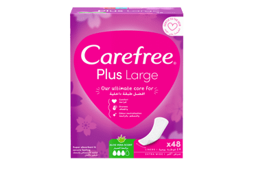 Ikdienas ieliktnīši CAREFREE Large Aloe 48gab.