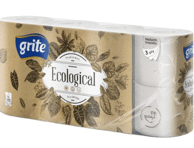Tualetes papīrs GRITE Ecological 3k.8r.
