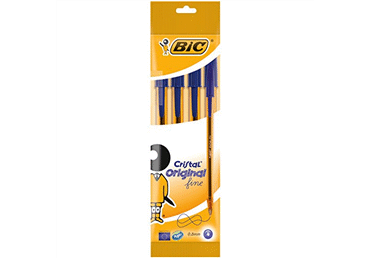 Pildspalvas BIC zilas 4gab.