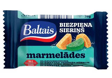 Biezpiena sieriņš BALTAIS marmelādes 38g