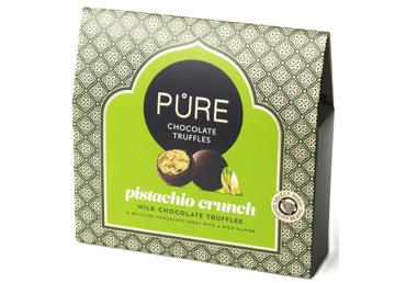 Piena šokolādes trifeles pistāciju krēma pildījums PURE 94g - 2