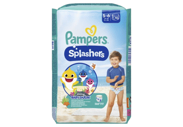 Autiņbiksītes peldēšanai PAMPERS 14+kg S5 10gab.