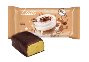 Šokolādes konfektes Latte sver.