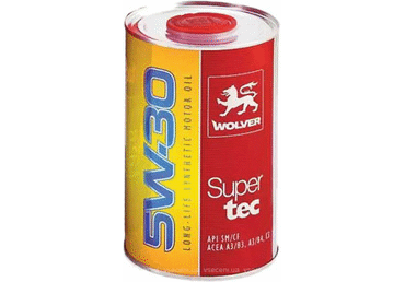 Sintētiskā eļļa WOLVER SUPERTEC 5W-30 1L