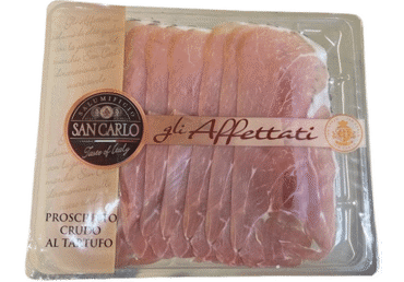 Vītināta cūkgaļa Prošuto Crudo ar trifelēm GLI AFFETTATI 100g