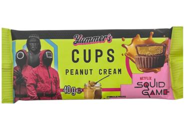 Šokolādes krūzītes ar riekstu krēmu YUMMER'S Squid Game 40g