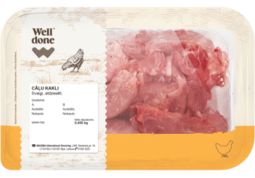 Cāļa kakli WELL DONE 450g