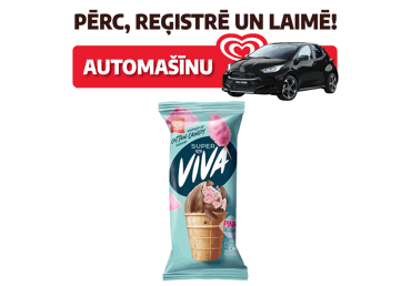 Saldējums ar cukurvates garšu SUPER VIVA 93g - 1
