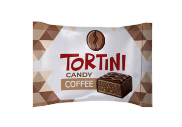 Vafeļu konfektes Tortini Coffee sver.