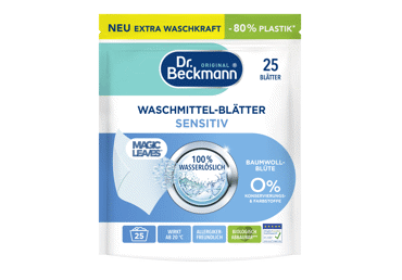 Veļas mazgāšanas salvetes DR.BECKMANN Sensitive 25m.r.