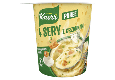 Ātri pagatavojams kartupeļu biezenis KNORR 4 sieru 50g