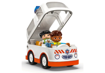 Konstruktors LEGO Ātrā palīdzība un šoferis 10447 - 3