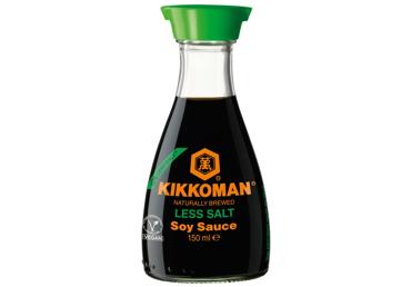 Sojas mērce KIKKOMAN (mazāk sāls) 150ml DISP