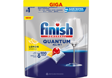 Trauku mazgājamās mašīnas kapsulas  FINISH Quantum 100gab.