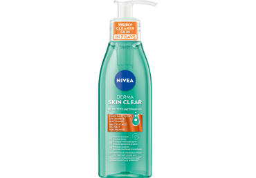Sejas mazgāšanas želeja NIVEA DERMA SKIN CLEAR 150ml