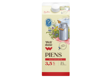 Piens WELL DONE 3,5% 2L