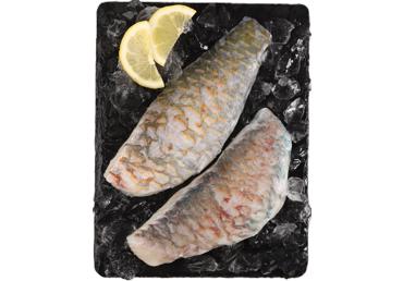 Dzeltenā papagaiļzivs fileja atkausēta kg