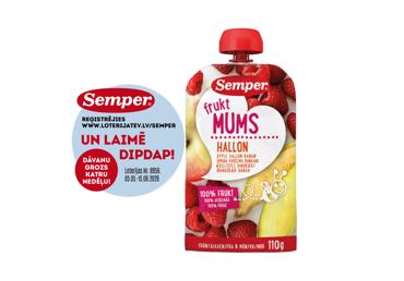 Biezenis SEMPER avene āb.banāns 6+110g - 1