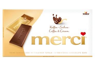 Šokolāde MERCI Coffee&Cream 100g 