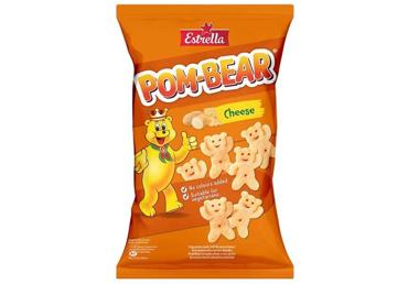 Čipsi ESTRELLA Pom Bear ar siera garšu 65g