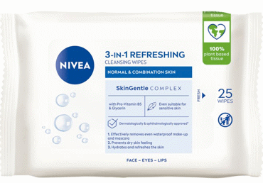 Salvetes NIVEA kosmēt.noņemš. 25gab.