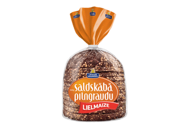 Saldskābā pilngraudu Lielmaize LATVIJAS MAIZNIEKS 600g