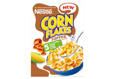 Sausās brokastis NESTLE Corn flakes Toffee 350g