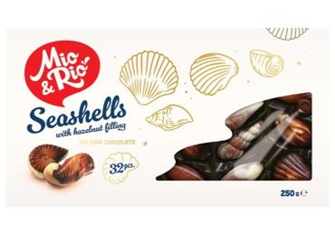 Mini šokolādes gliemežvāki MELTEZ 250g