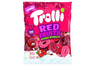 Želejkonfektes Red Fruits TROLLI 100g