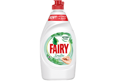 Tr.mazg.līdz.FAIRY Sens.Tea T&Mint 450ml