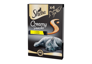 Gardums kaķiem SHEBA ar vistu 4x12g