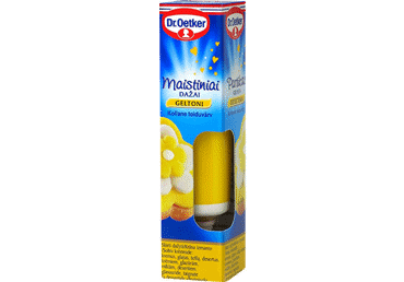 Pārtikas krāsviela dzeltena DR. OETKER 10g