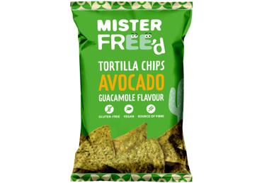 Tortillas čipsi MISTER FREE`D avakado 135g